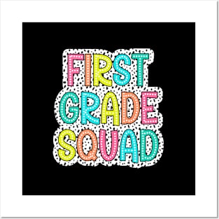 Grade Squad 1St Grade Teacher Student Back To School Posters and Art